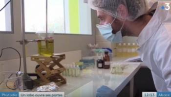 Les Laboratoires Phytodia ouvrent leurs portes dans le JT de France 3